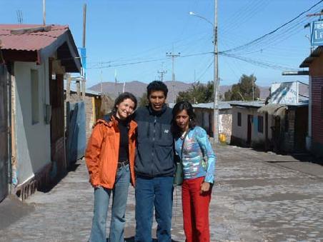 Our guide to Lauca National Parc. A very nice guide (the one who picked up his oxygen bottle as I was so sick because of the altitude!)