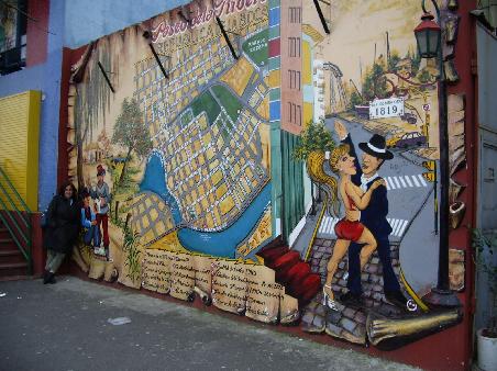 Hanging out in La Boca