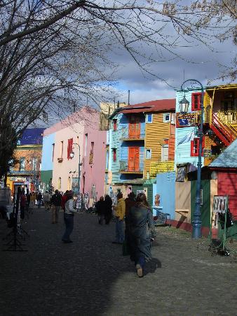 The streets of La Boca