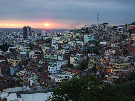 Sunset over Guayaquil