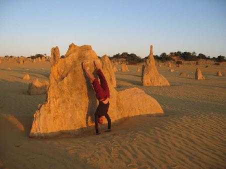 pinnacles at sunset